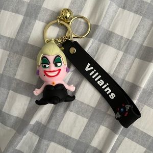 Disney villains Ursula little mermaid keychain new